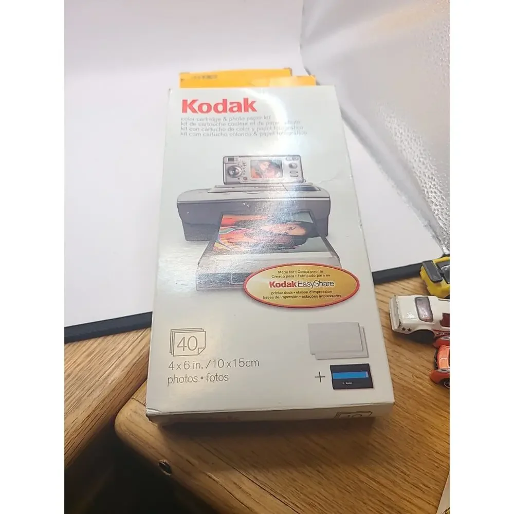 2 Kodak PH-40 Color Cartridge & Photo Paper Kits, 1 Cartridge and 40 Sheets